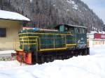245-er Verschublok in Brenner .12.02.2010.   ...