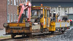 Ein weiteres Gleisbaufahrzeug TR 217 (99 86 9281 130-5) stand unweit des Bahnhofes in Aalborg.