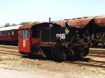 Kf 256 auf Bahnhof Randers am 15-5-1999. Bild und scan: Date Jan de Vries.