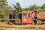 Ym 15  Fjorden  der Lemviger Bjergbanen mit Lokalzug Tog 11 Lemvig Bahnhof-Lemvig Hafen in Lemvig am 6-8-2015.