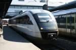 DSB, Litra MQ 4920/4120 am 20.4.2008 im Bahnhof Odense.
