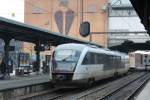 Ein DSB Desiro (MQ) am Bahnhof Odense.