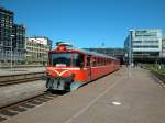 Midtjyske Jernbaner - Odderbanen: Ys 45 (Waggonfabrik Uerdingen AG 1973) Aarhus Banegård (Aarhus Hbf) am 1.