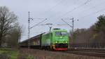 Eine Green Cargo Lok der Baureihe 5404 unterwegs als DGS 46261 nach Antwerpen zwischen Halstenbek und Kruppunder. Aufgenommen am 8.1.2019 12:47
