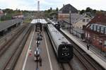 Am 28.08.2018 durchfährt ein IR4 den Bahnhof Hellerup in Richtung Kopenhagen.