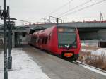 DSB S-Bahn Kopenhagen: S-Bahnlinie F (SE 4118) Ny Ellebjerg station (: S-Bf Ny Ellebjerg) am 11.