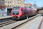 København / Kopenhagen DSB S-Bahn: Linie F (LHB/Siemens-SH 4727) S-Bf Ålholm am 3.