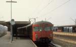 DSB S-Bahn Kopenhagen: Linie H S-Bahnhof Ryparken im Mai 1978.