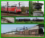 Bahn collage alles aus Fyn Dänemark