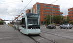 Århus / Aarhus: Aarhus Letbane SL 2 (Stadler Tango 2202) Randersvej / Nordre Ringgade / Nørrebrogade am 1.