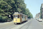 Århus / Aarhus Århus Sporveje SL 2 (Tw 11) Århus N, Trøjborgvej am 8. August 1969. - Scan eines Farbnegativs. Film: Kodak Kodacolor X.