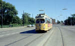 København / Kopenhagen Københavns Sporveje SL 10 (DÜWAG-GT6 864) København NV, Tagensvej / Lygten im Juli 1968.