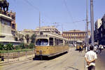 Straßenbahn Alexandria SL 10 (DÜWAG-GT6 808 (Ex-Københavns Sporveje 808)) am 10. Juni 1974. - Scan eines Farbnegativs. Film:  Ringfoto .