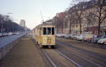 København / Kopenhagen Københavns Sporveje SL 16 (Tw 529 + Bw 15xx) København K, Stadtzentrum, Nørre Voldgade am 21. März 1969. - Scan eines Farbnegativs. Film: Kodak Kodacolor X.