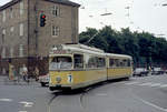 København / Kopenhagen Københavns Sporveje SL 7 (DÜWAG/Kiepe-GT6 808) København K, Gothersgade / Nørre Voldgade am 6. August 1969. - Scan eines Farbnegativs. Film: Kodak Kodacolor X.