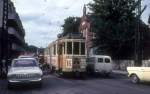 København / Kopenhagen KS SL 16 im August 1968: Grossraumtriebwagen 609 (ab 1953), ex-NESA 921 (1934-1952/1953), ex-KS 547 (bis 1934).