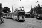 København / Kopenhagen KS SL 10 (Tw 544) an der Endstelle Emdrupvej (Frederiksborgvej / Emdrupvej) im Juli 1967.