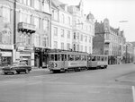 København / Kopenhagen Københavns Sporveje SL 3 (Tw 575 + Bw 15xx) Frederiksberg, H. C. Ørsteds Vej / Åboulevard im April 1968. - Der Großraumtriebwagen 575 befindet sich heute in der Sammlung des Dänischen Straßenbahnmuseums (Sporvejsmuseet Skjoldenæsholm). - Der Physiker und Pharmazeut Hans Christian Ørsted (1777 - 1851, ab 1829 Direktor der Technischen Hochschule in Kopenhagen) entdeckte 1820 den Elektromagnetismus. - Scan von einem S/W-Negativ. Film: Ilford FP 3.