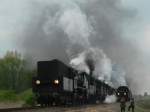 Dampfloks und Trainspotter. 1.5.2010, Wolsztyn   ...