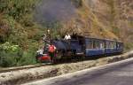 Darjeeling-Bahn 782  bei Mahanadi  03.04.96