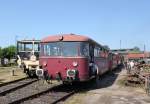 Hier stand der Schienenbus ...  Jens Baumhauer 05.06.2011