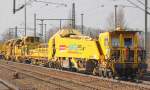 Bahnbauzug gezogen von 232 ...  Volker St�ckmann 15.02.2011