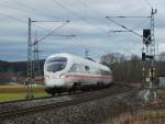 Der ICE 1509 nach ...  Mirko W. 04.01.2012