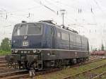 181 001-9 vor dem DB-Museum in Koblenz-L�tzel am 19.5.2007.  ...