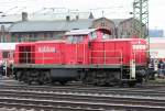 Die 294 711-7 rangiert Lz in Koblenz L�tzel w�hrend der ...