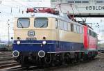Nachschuss der Lokzugs aus E10 1239, 111 111 und 140 ...