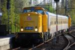 203 307-4 mit Schienenpr�fzug ...  Dietmar Fels & Astrid Kerber 25.04.2010