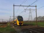 V-IRM mit Leerreisezug 80110 Zwolle-Onnen bei Herfte am 2-4-2010.  ...