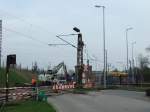 Ausbesserungswerk Dessau (LDX) - auch hier muss mal die Einfahrt ...