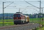 Ein Highlight am 06.06.2010 bei Mecklar war die 232 550-4 ...