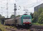 Deutschland --- Belgien COBRA 2824 mit einem G�terzug aus K�ln kommend bei der Einfahrt in Aachen-West Gbf, 20.7.10