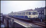 ETA 515591 als Sonderzug am 16.9.1995 an der Einfahrt in Wuppertal Rott.