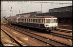 Wanne Eickel am 6.10.1989: Akku Triebwagen 515538 und 515021