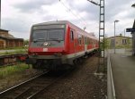 Der RE18 nach Cottbus von Dresden kommend ,  Dresden Friedrichstadt 17.05.10