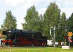 BR 52 5679 auf dem Gelnde des BW Falkenberg/Elster.