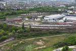 KÖLN, 24.04.2018, Blick auf den Betriebsbahnhof Köln; von der 30.