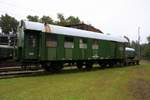 Wagen 50 00 99 - 24 843-6 (Dreiachser als Wohn-/Werkstattwagen) des Fördervereins Berlin-Anhaltische Eisenbahn e.V.