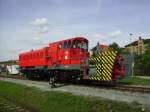 Der Schneeschleuder der Baueihe 716 sonnte sich am 04.09.2011, whrend den 17.