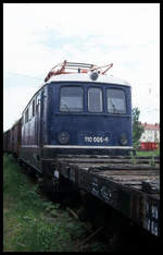 Vorserien 110005-6 am 16.5.199 im Eisenbahnmuseum Nördlingen.