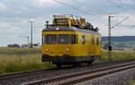 701 073 der Heinrichsmeyer Eisenbahndienstleistungen fuhr am 16.06.17 durch Retzbach-Zellingen Richtung Gemünden.