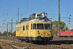 Der Diagnose-VT 701 167-9 von DB Netz rollt durch den Badischen Bahnhof. Die Aufnahme stammt vom 17.10.2017.