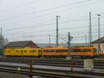 In Lichtenfels standen am 30.04.13der ORT 708 327-2 und 708 332-2 schn zusehen die beiden Farbgebungen.