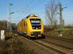 Am 17.11.2014 kam die  711 108-1  von der DB aus Richtung Wittenberge nach Borstel bei Stendal und fuhr weiter nach Stendal .