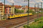 Am 03.08.2012 hat der Messzug 719 001/501 den Wrzburger Hbf verlassen.