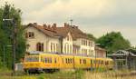 719 501 erreicht als Mess NbZ 93718 mit +60 den Bahnhof Winden in der Pfalz.