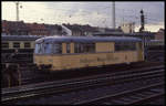 Indusi Messtriebwagen 728001 am 16.3.1994 im HBF Münster.